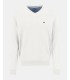 Pull col v fynch hatton 824offwhite