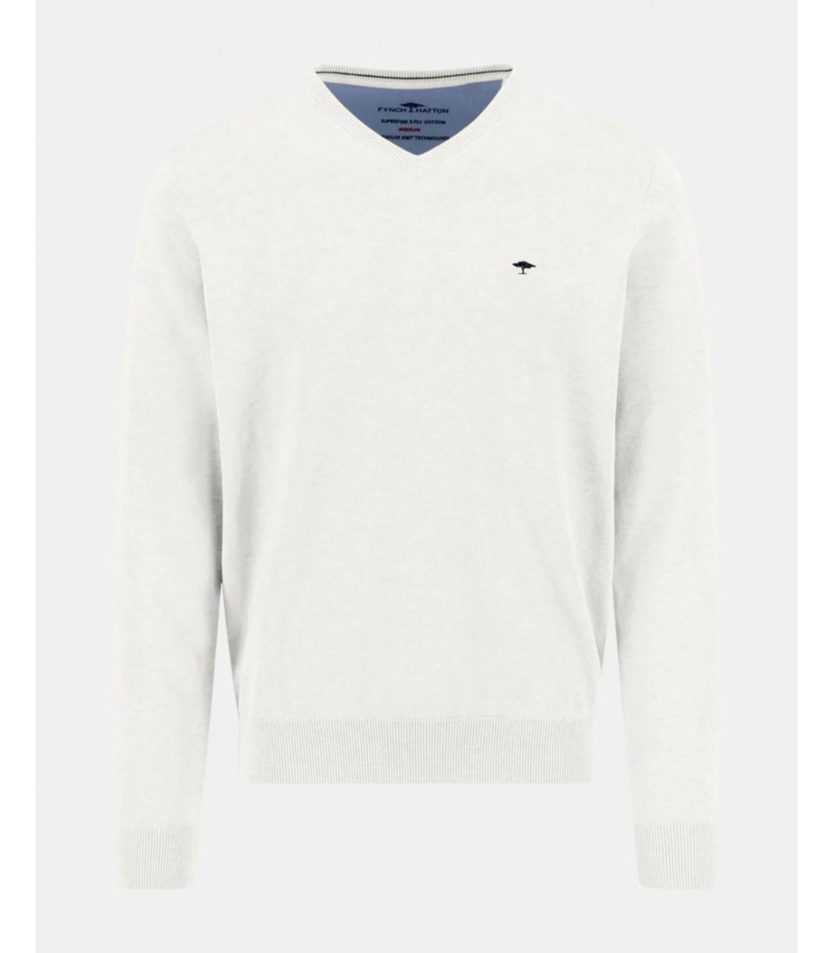 Pull col v fynch hatton 824offwhite