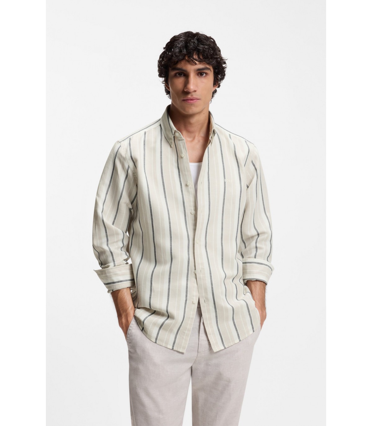 Chemise ml boss orange 070opengrey