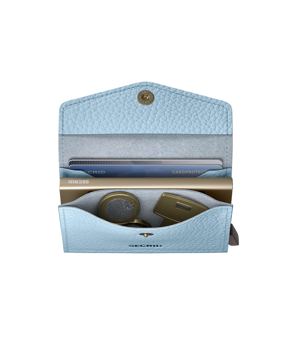 Maroquinerie portecarte secrid iceblue