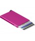 Maroquinerie portecarte secrid fuschia