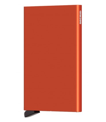 Maroquinerie portecarte secrid orange