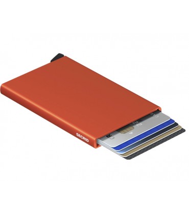 Maroquinerie portecarte secrid orange
