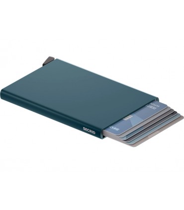Maroquinerie portecarte secrid teal