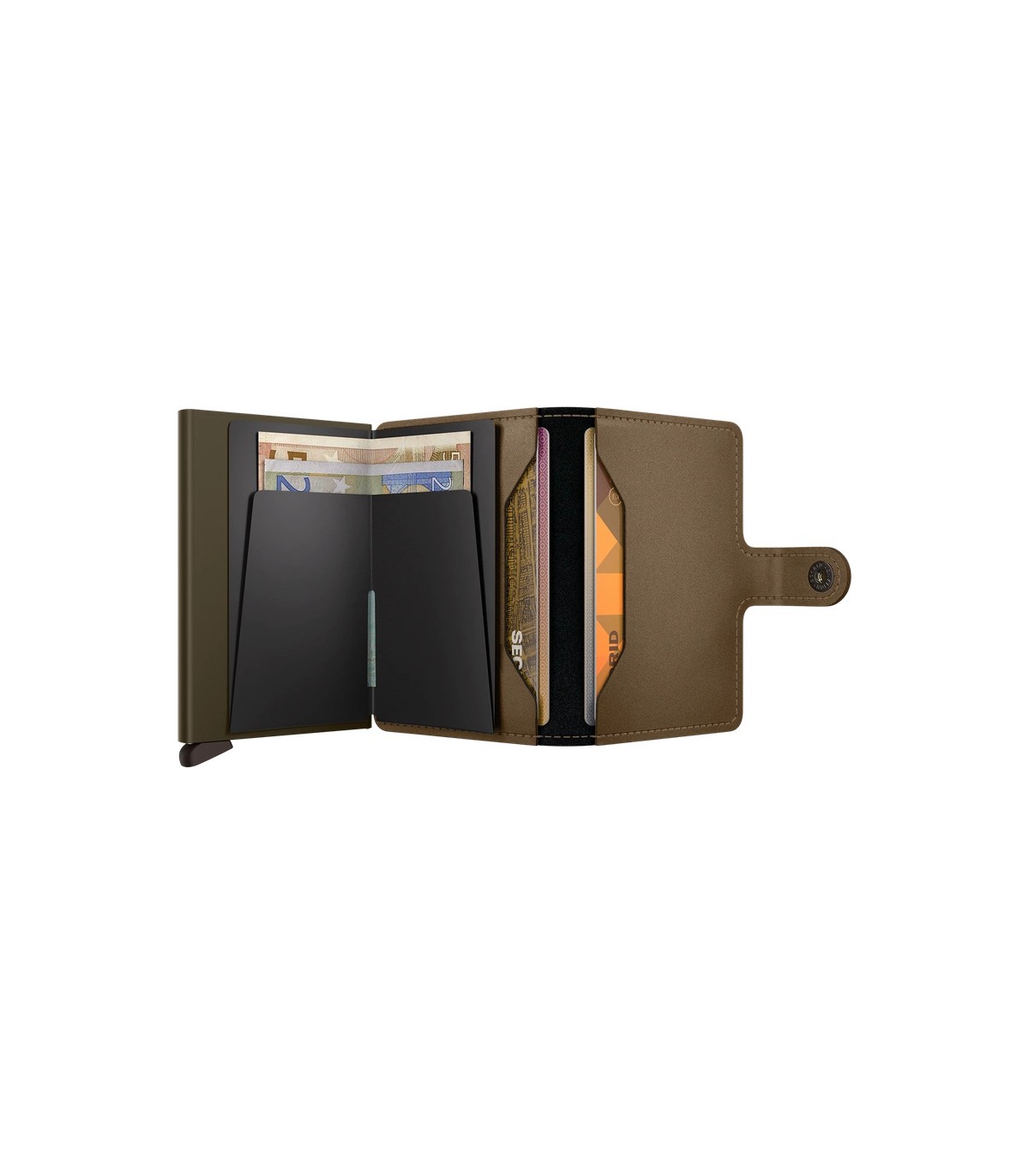 Maroquinerie portecarte secrid bronze