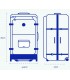 Maroquinerie valise cabaia 