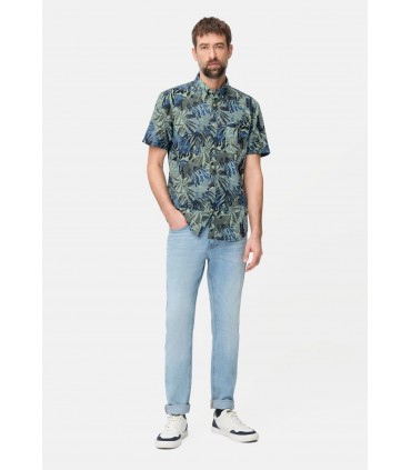 Chemise mc camel 44indigo