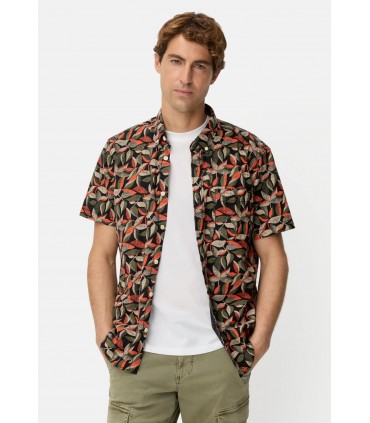 Chemise mc camel 66orange