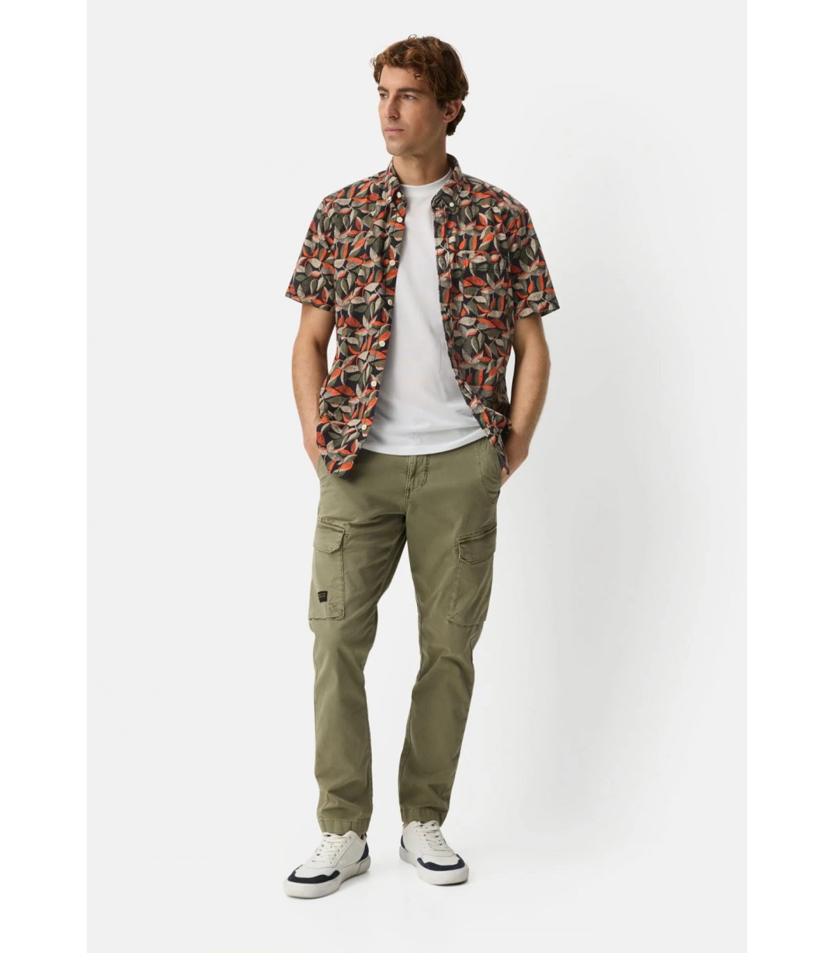 Chemise mc camel 66orange