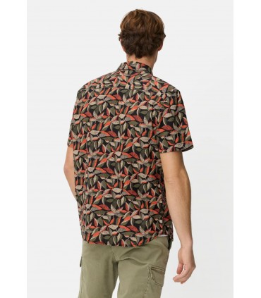 Chemise mc camel 66orange
