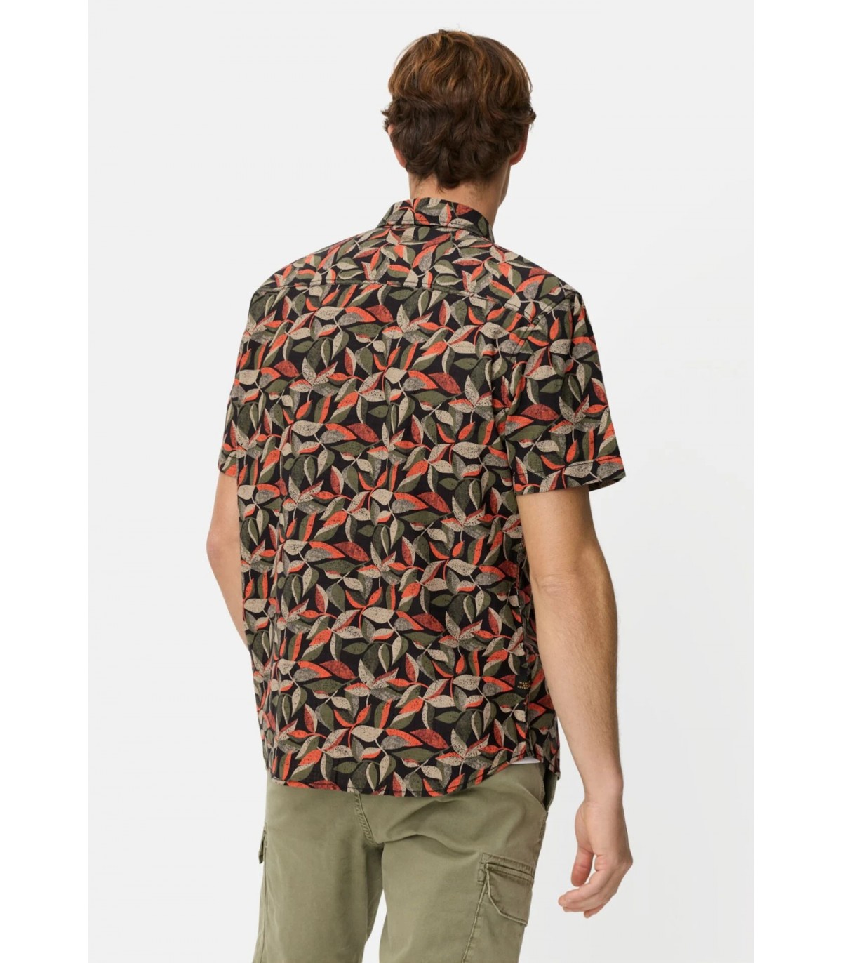 Chemise mc camel 66orange