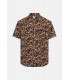 Chemise mc camel 66orange