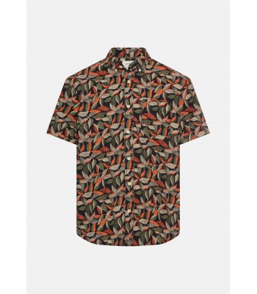 Chemise mc camel 66orange