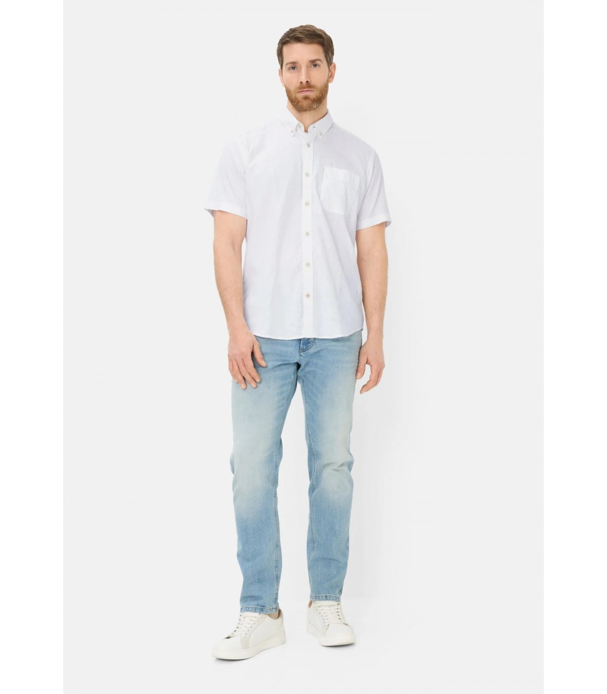 Chemise mc camel 01blanc