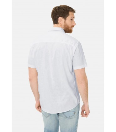 Chemise mc camel 01blanc