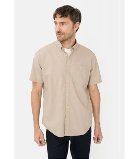 Chemise mc camel 17beige