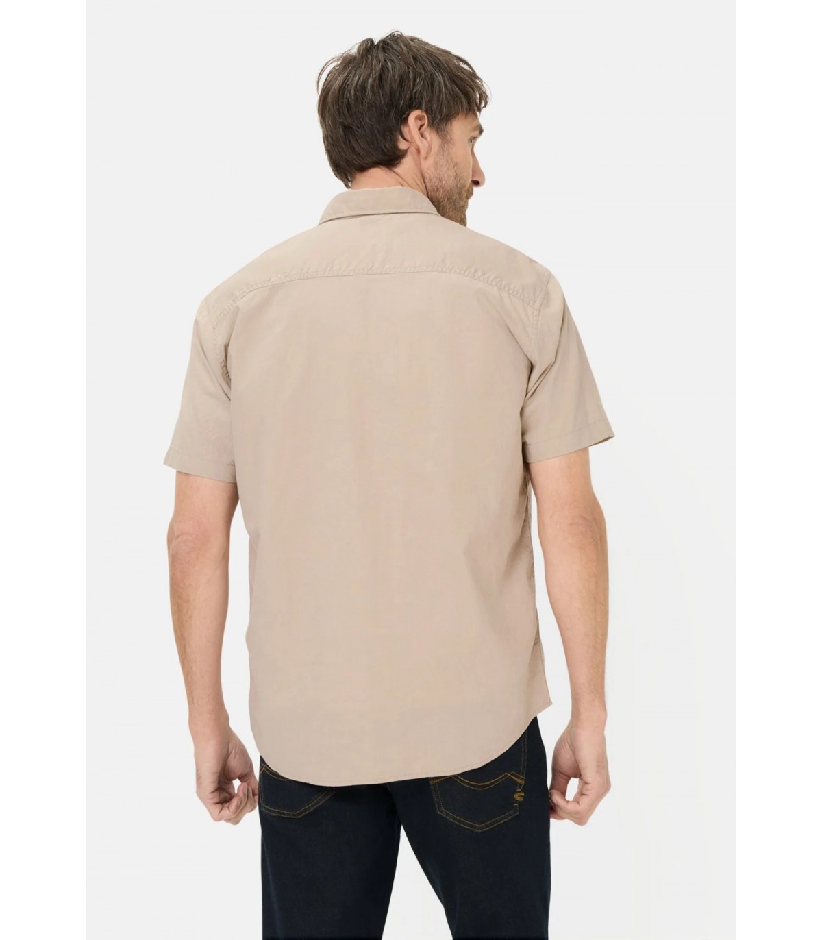 Chemise mc camel 17beige