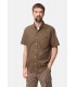 Chemise mc camel 26choco