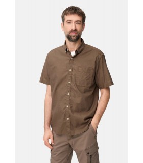 Chemise mc camel 26choco