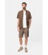 Chemise mc camel 26choco