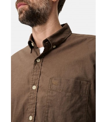 Chemise mc camel 26choco