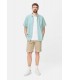 Chemise mc camel 32turquoise