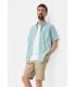 Chemise mc camel 32turquoise