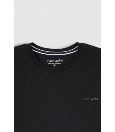 Sweat col rond teddy smith 171noir