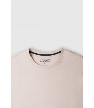Sweat col rond teddy smith 210naturel