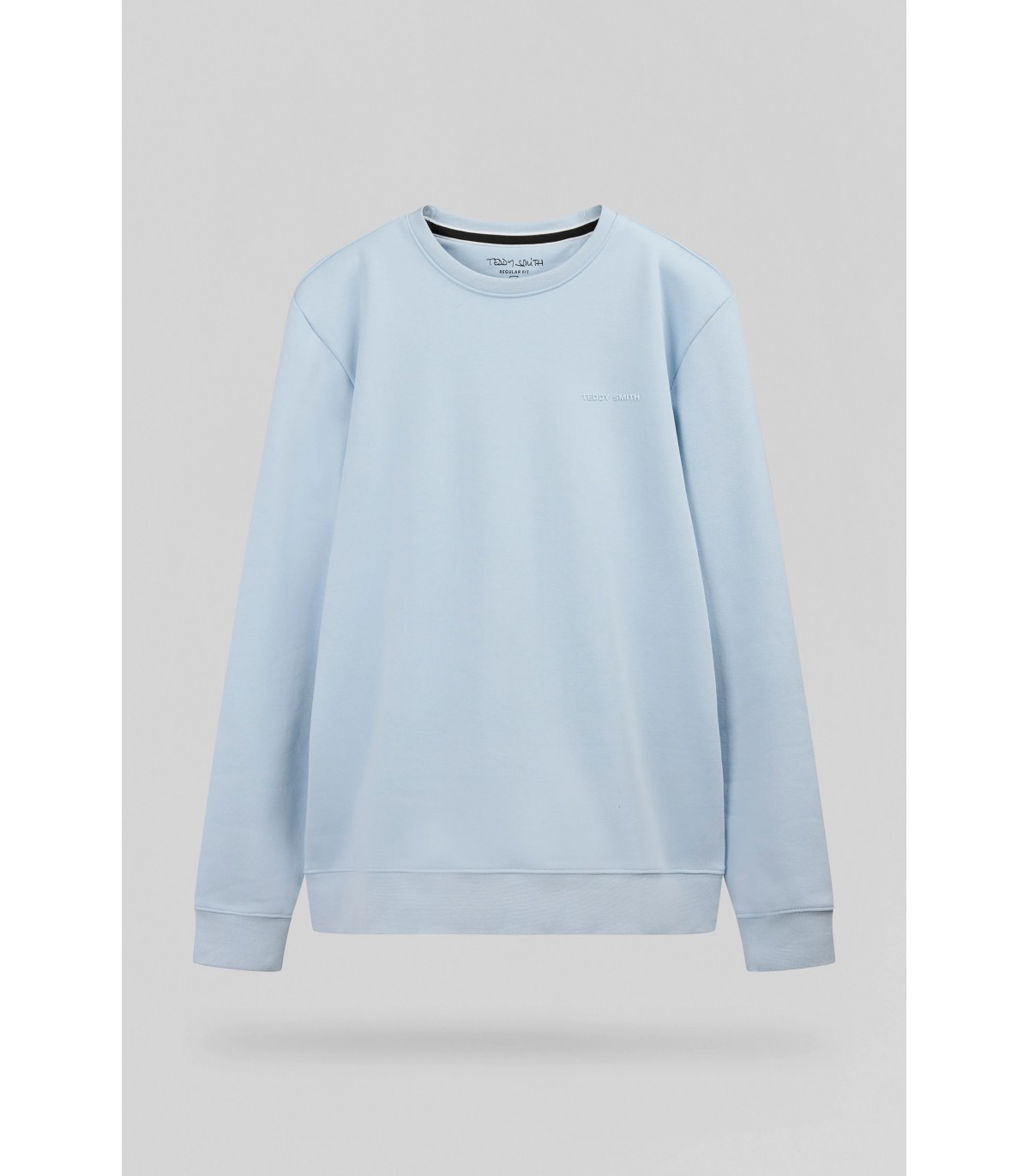 Sweat col rond teddy smith 322dpastelblue