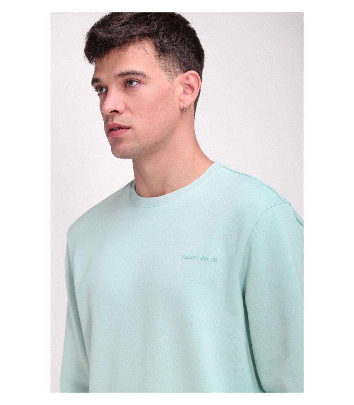 Sweat col rond teddy smith 400hmint