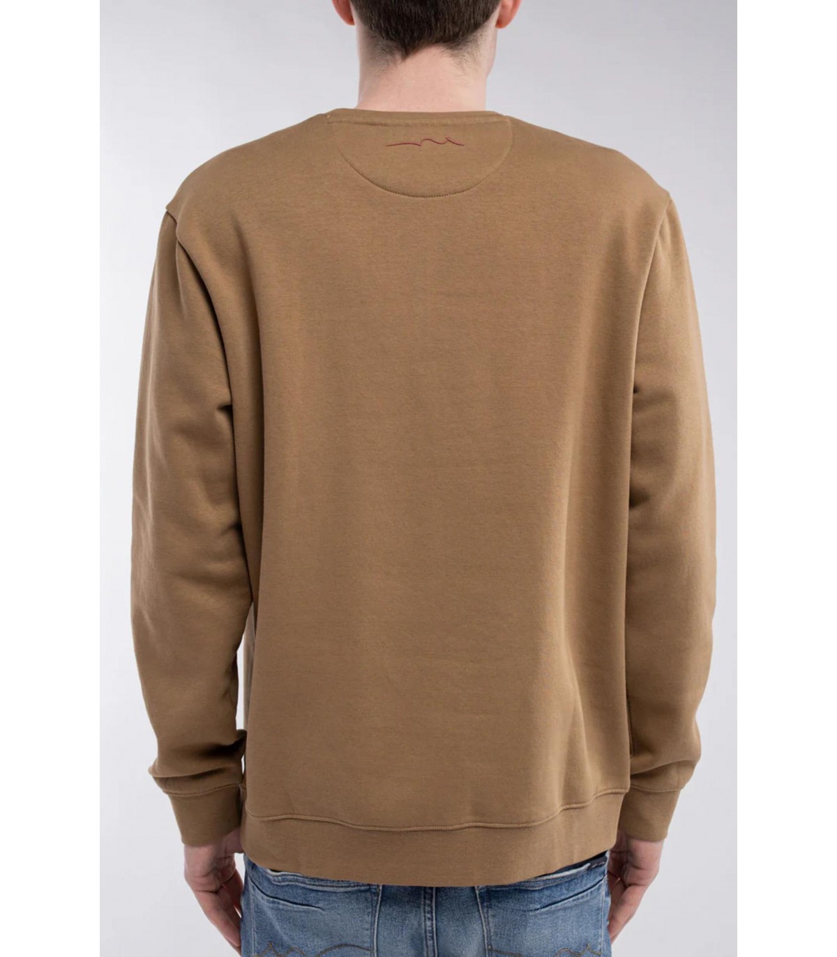 Sweat col rond teddy smith 565cnoisette