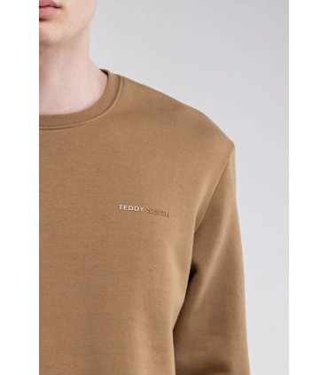 Sweat col rond teddy smith 565cnoisette