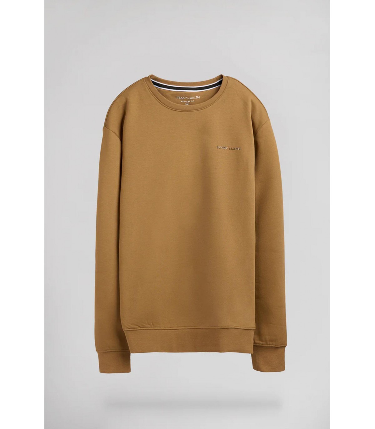 Sweat col rond teddy smith 565cnoisette