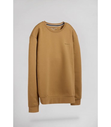 Sweat col rond teddy smith 565cnoisette