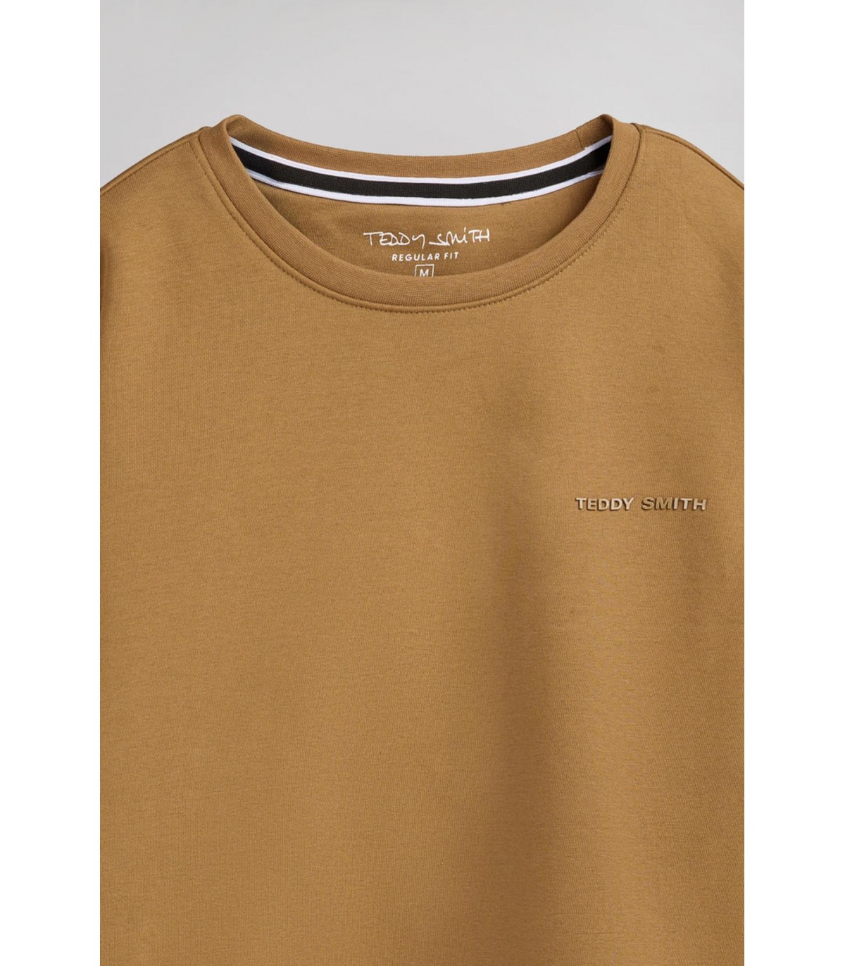 Sweat col rond teddy smith 565cnoisette