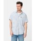 Chemise mc camel 44bleu