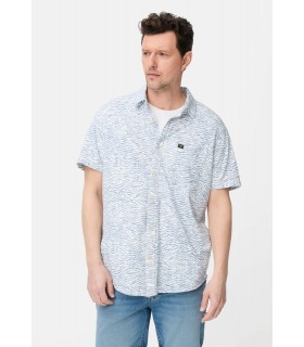 Chemise mc camel 44bleu