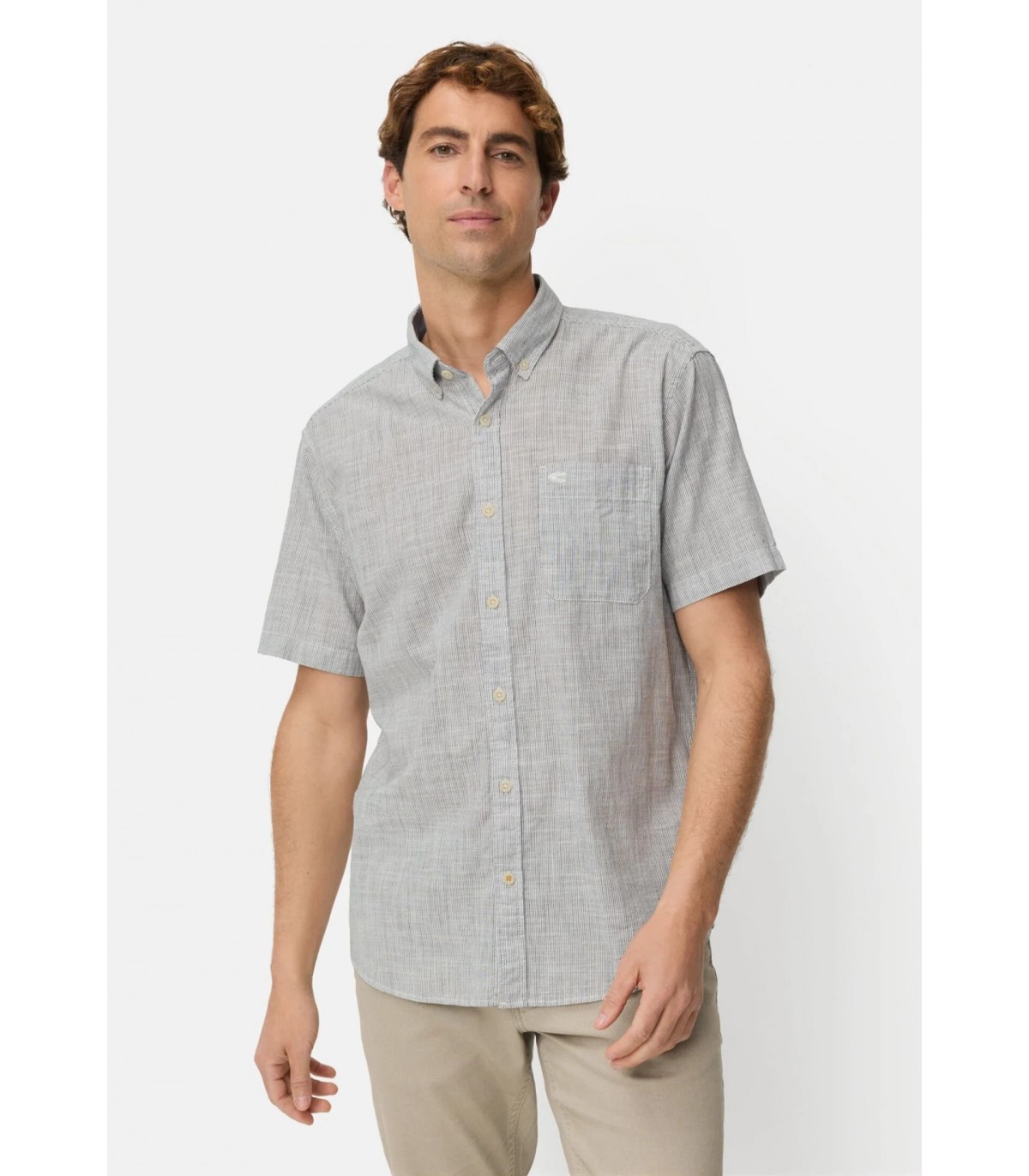 Chemise mc camel 04blanc