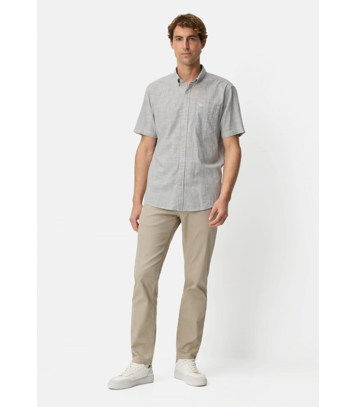 Chemise mc camel 04blanc