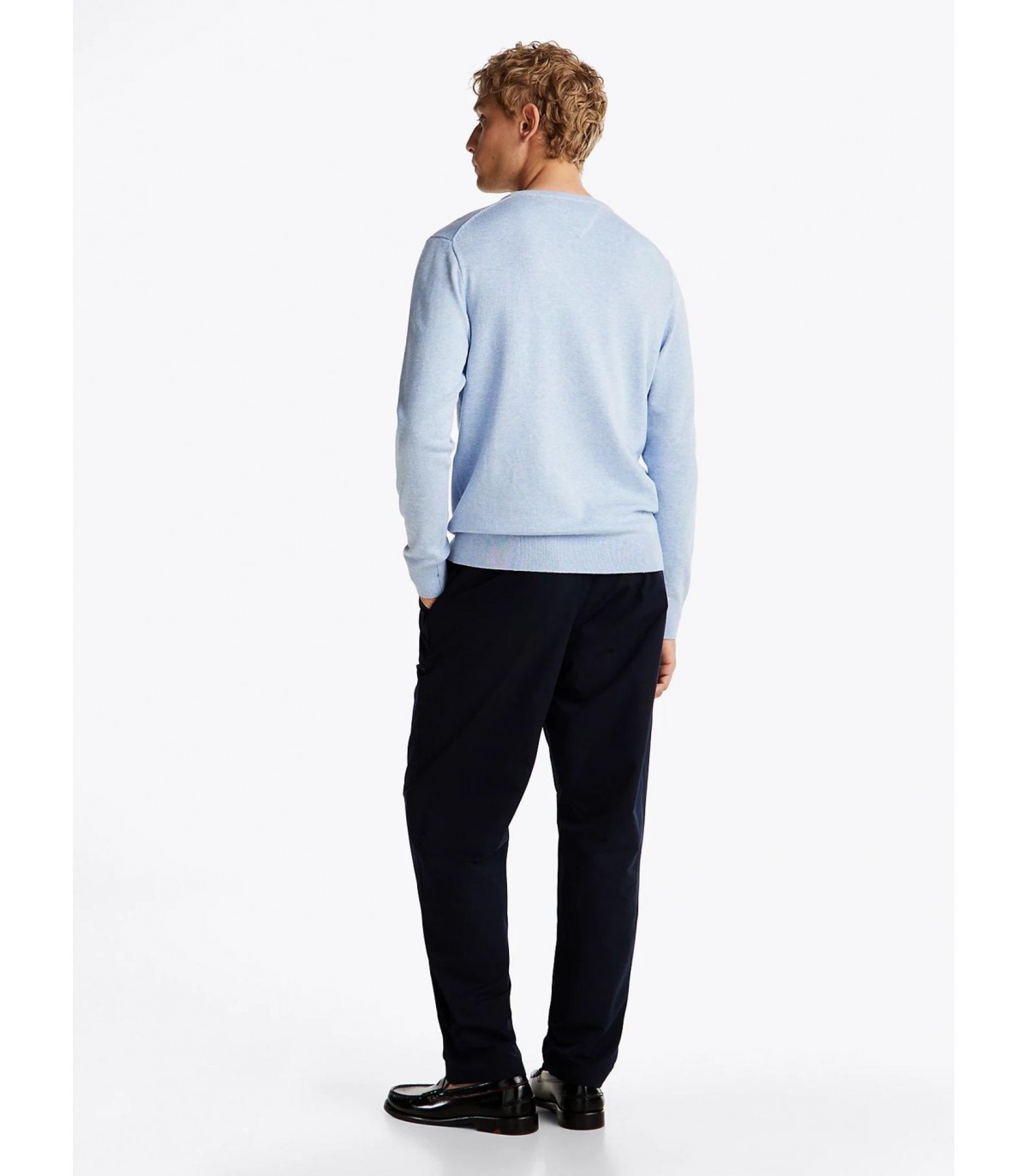 Pull col rond tommy menswear dv5vesselblue