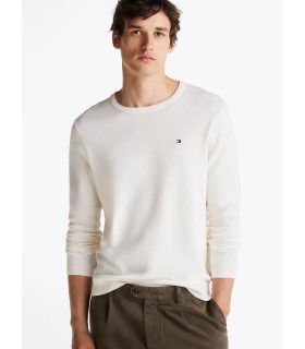Pull col rond tommy menswear z00ivory