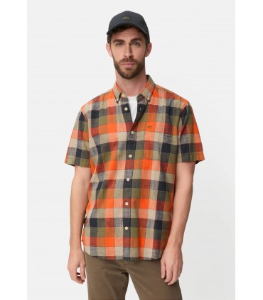 Chemise mc camel 66orange