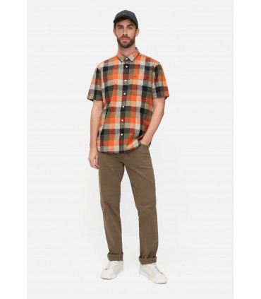 Chemise mc camel 66orange