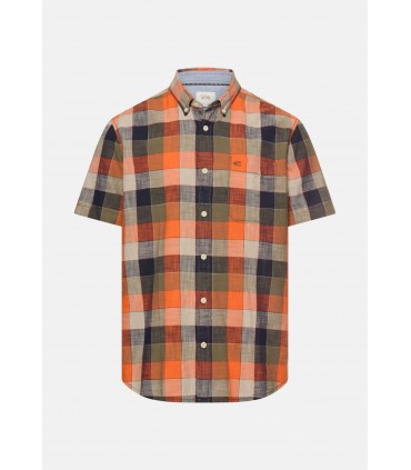Chemise mc camel 66orange