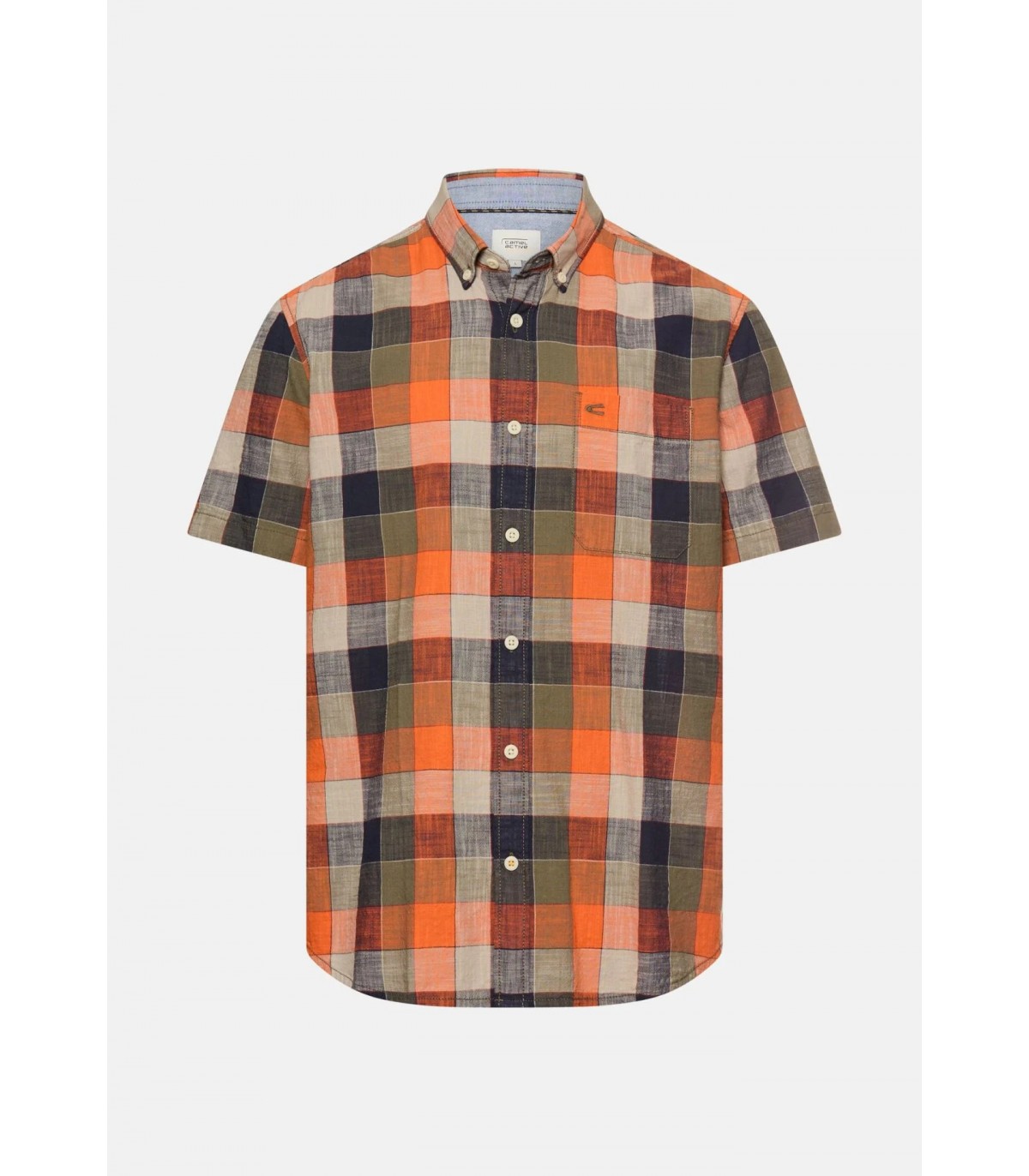 Chemise mc camel 66orange