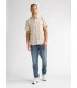 Chemise mc petrol 7130tan