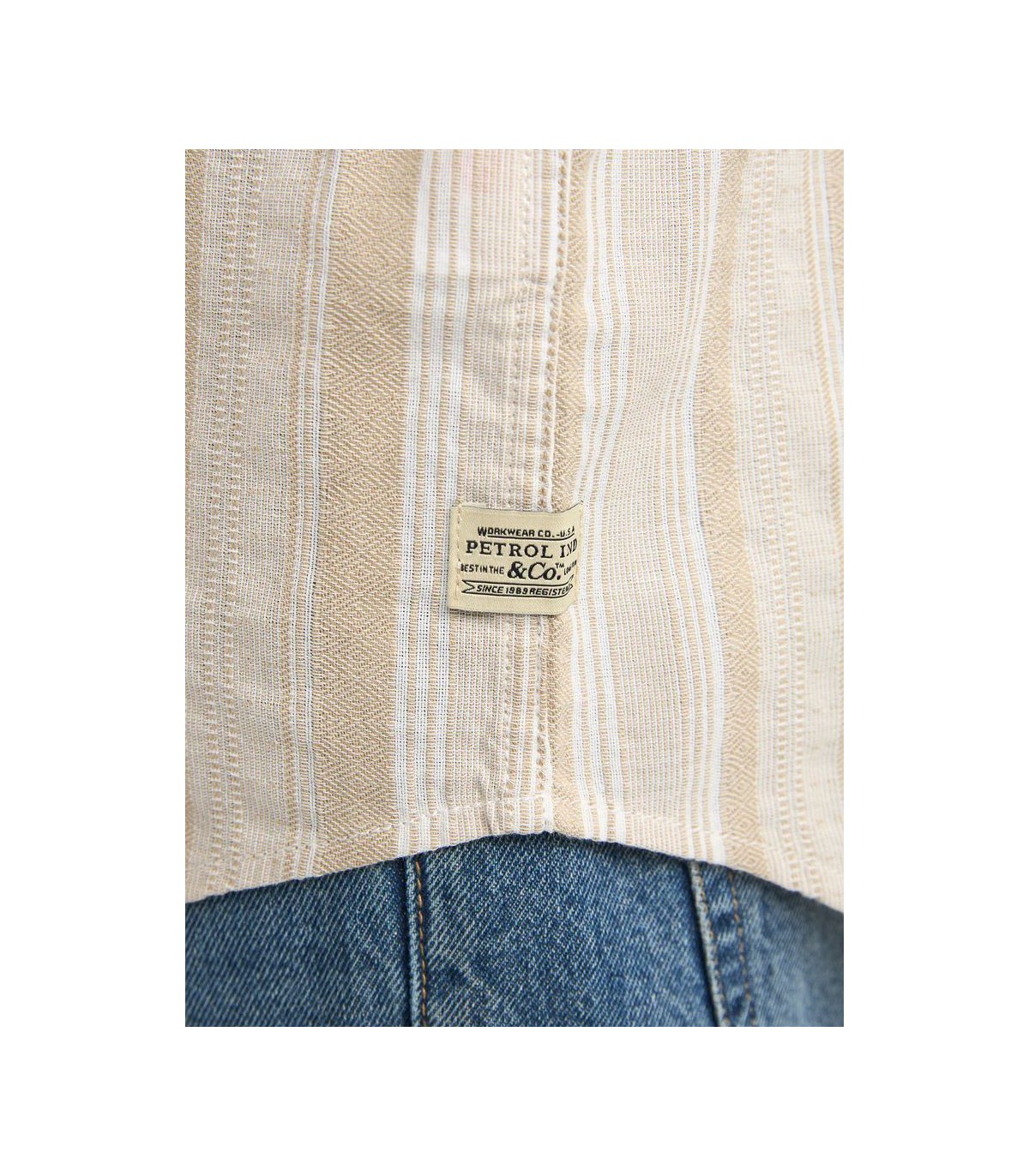 Chemise mc petrol 7130tan
