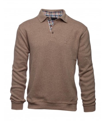 Polo ml ethnic blue mokaclair
