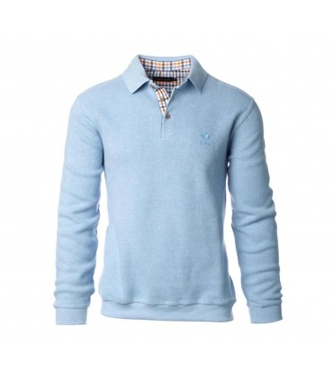Polo ml ethnic blue bluesoft